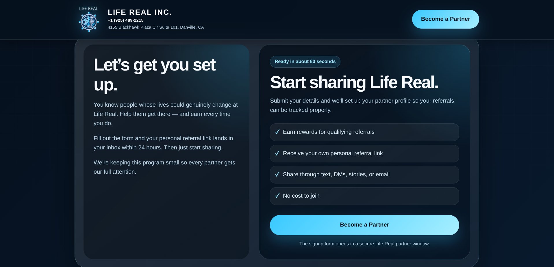 Affiliate manager dashboard